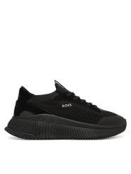 BOSS Sneakersy J53173 S Czarny. Czarne buty sportowe chłopięce Boss, z materiału, bez zapięcia. Za 769.99 zł.