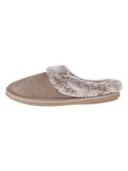 Skechers Kapcie "Cozy Campfire" w kolorze szarobrązowym rozmiar: 39. Brązowe kapcie damskie Skechers, z materiału. Za 131.74 zł.