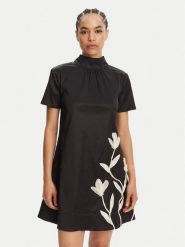 STAUD Sukienka koktajlowa Ilana R25R2208CT Czarny Regular Fit. Czarne sukienki damskie STAUD, bez wzorów, z bawełny, wizytowe, bez ramiączek. Za 1,209.00 zł.
