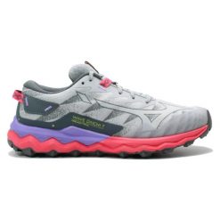 Buty do chodzenia damskie Mizuno Wave Daichi 7. Szare obuwie sportowe damskie Mizuno, z gumy, bez zapięcia, do biegania, mizuno wave. Za 499.99 zł.