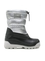 CMP Śniegowce Kids Glacey Snowboots 3Q71274J Srebrny. Szare kozaki dziewczęce CMP, bez wzorów, z materiału, bez obcasa, bez zapięcia. Za 349.99 zł.