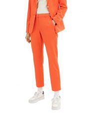Tom Tailor Spodnie materiałowe 1035887 Pomarańczowy. Brązowe spodnie materiałowe damskie Tom Tailor, bez wzorów, z materiału. Za 469.99 zł.