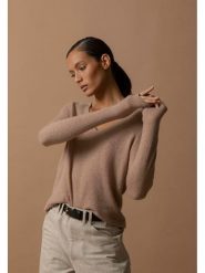 Perfect Cashmere Kaszmirowy sweter w kolorze beżowym rozmiar: M. Brązowe swetry klasyczne damskie Perfect Cashmere, m, z kaszmiru, bez kołnierzyka. Za 326.99 zł.