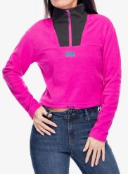 Bluza damska Helly Hansen Daybreaker Cropped Fleece. Czerwone bluzy damskie Helly Hansen, xs, bez wzorów, z materiału, bez kaptura. Za 255.75 zł.