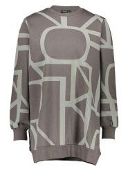 ONLY Bluza w kolorze brązowo-jasnozielonym rozmiar: XS. Szare bluzy damskie Only, xs, bez wzorów, bez kaptura. Za 70.24 zł.