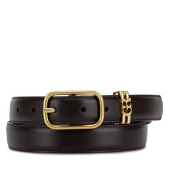 Pasek Damski GINO ROSSI. Brązowe paski damskie Gino Rossi, bez wzorów. Za 129.99 zł.