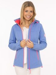 Zwillingsherz Kurtka softshellowa w kolorze błękitno-różowym rozmiar: XXL. Niebieskie kurtki sportowe damskie Zwillingsherz, xxl, bez wzorów, bez kaptura. Za 239.99 zł.