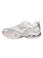 Mizuno Skórzane sneakersy "Wave Rider 10" w kolorze szaro-beżowym rozmiar: 43. Brązowe obuwie sportowe damskie Mizuno, z materiału, bez zapięcia. Za 304.99 zł.