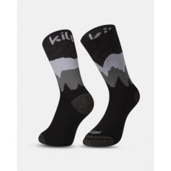 Uniseksowe skarpetki trekkingowe Kilpi NORS-U. Czarne skarpetki damskie Kilpi, bez wzorów. Za 112.21 zł.