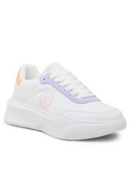 Sergio Tacchini Sneakersy Lea STF231W023-10 Biały. Białe buty sportowe dziewczęce sergio tacchini, ze skóry, bez zapięcia. Za 279.99 zł.