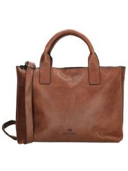 Micmacbags Skórzana torebka w kolorze jasnobrązowym - 35 x 24,5 x 13 cm rozmiar: onesize. Brązowe torebki klasyczne damskie Micmacbags, z materiału, przez ramię, bez dodatków. Za 416.30 zł.