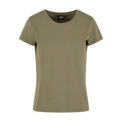 Koszulka damska Urban Classics Sorona. Zielone bluzki damskie Urban Classics, bez wzorów, bez kołnierzyka, bez ramiączek. Za 102.00 zł.