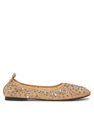 Tory Burch Baleriny 162066 Beżowy. Brązowe balerinki damskie Tory Burch, bez wzorów, z materiału. Za 1,059.00 zł.