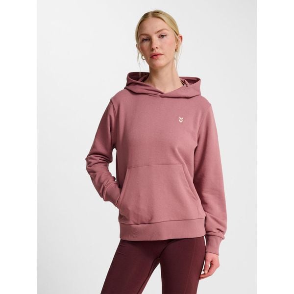 Damska bluza dresowa Hummel Pulse. Fioletowe bluzy damskie Hummel, na zimę, bez wzorów, z dresówki, bez kaptura. Za 185.50 zł.