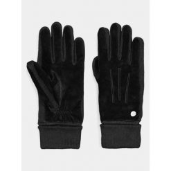 Rękawiczki Damskie Barts Stephaney. Czarne rękawiczki damskie Barts, bez wzorów, z dzianiny. Za 259.50 zł.