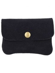 Charm Portfel "Elisa" w kolorze antracytowym - 11,5 x 7,5 x 1,5 cm rozmiar: onesize. Czarne portfele damskie Charm, bez wzorów, z materiału. Za 34.99 zł.