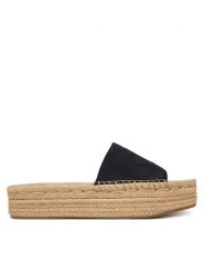Calvin Klein Espadryle Ebeth HW0HW02894 Czarny. Czarne espadryle damskie Calvin Klein, bez wzorów, z materiału, bez obcasa. Za 409.99 zł.