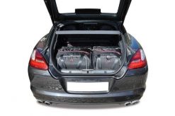 Torby Do Bagażnika Porsche Panamera 2010-2016 4Szt Kjust. Czarne torby podróżne KJUST, bez wzorów, z kauczuku. Za 1,207.00 zł.