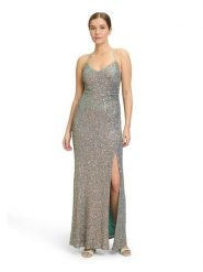 Vera Mont Sukienka w kolorze błękitnym rozmiar: 42. Niebieskie sukienki damskie Vera Mont, bez wzorów, bez ramiączek. Za 264.77 zł.