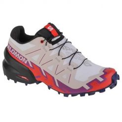 Buty do biegania damskie Salomon Speedcross 6 Wide. Białe obuwie sportowe damskie Salomon, z materiału, bez zapięcia, do biegania, salomon speedcross. Za 733.00 zł.