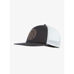 Czapka z daszkiem Rab Cirque Print Cap - beluga/pewter. Czarne czapki z daszkiem damskie RAB, bez wzorów. Za 119.99 zł.