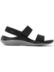 Crocs Sandały "LiteRide 360" w kolorze czarnym rozmiar: 36/37. Czarne sandały damskie Crocs, bez wzorów, bez obcasa, bez zapięcia. Za 180.06 zł.