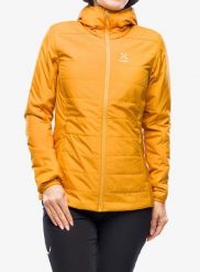 Kurtka ocieplana damska Haglofs Mimic Silver Hood. Żółte kurtki damskie Haglöfs, m, bez wzorów, z syntetyku, bez kaptura. Za 518.80 zł.