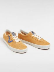 Vans Skórzane sneakersy "Sport Low" w kolorze pomarańczowym rozmiar: 41. Pomarańczowe obuwie sportowe damskie Vans, bez zapięcia. Za 171.28 zł.