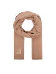Guess Szalik AW5632 VIS03 Beżowy. Brązowe szaliki damskie Guess, z aplikacjami, z wiskozy. Za 234.99 zł.