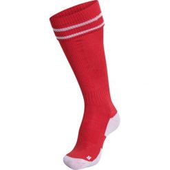 Getry piłkarskie dla dorosłych Hummel Element Football Sock. Białe legginsy sportowe damskie Hummel, bez wzorów, do piłki nożnej. Za 22.00 zł.
