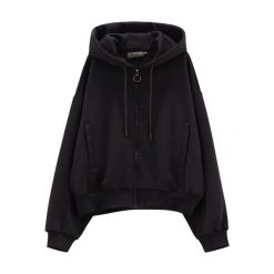 Bluza modalowa damska CMP. Czarne bluzy damskie CMP, l, bez wzorów, z materiału, bez kaptura. Za 387.05 zł.