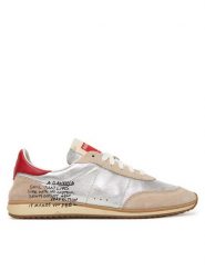 Patrizia Pepe Sneakersy 8Z0135/L154-FG69 Srebrny. Szare obuwie sportowe damskie Patrizia Pepe, ze skóry, bez zapięcia. Za 1,009.00 zł.