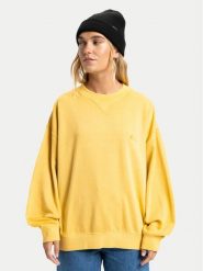 Quiksilver Bluza EQWFT03190 Beżowy Regular Fit. Brązowe bluzy damskie Quiksilver, s, bez wzorów, z bawełny, bez kaptura. Za 279.99 zł.