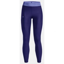 Legginsy sportowe damskie UNDER ARMOUR BRENDED WB LEG. Niebieskie legginsy damskie Under Armour, xl, bez wzorów, z tkaniny, trekkingowe. Za 129.99 zł.
