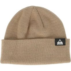 Czapka SOS Golte. Brązowe czapki damskie SOS, na zimę, bez wzorów. Za 166.00 zł.