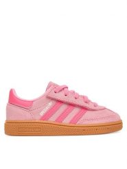Adidas Sneakersy Handball Spezial LA4007 Różowy. Czerwone buty sportowe dziewczęce Adidas, ze skóry, bez zapięcia. Za 259.99 zł.