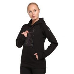 Bluza damska Kilpi Ltd Bellatrix. Czarne bluzy damskie Kilpi, l, bez wzorów, bez kaptura. Za 215.49 zł.