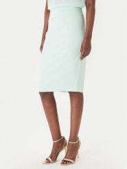Rinascimento Spódnica ołówkowa CFC0128651003 Zielony Slim Fit. Zielone spódnice damskie Rinascimento, s, bez wzorów, z syntetyku. Za 349.99 zł.