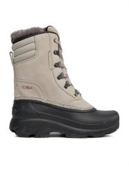 CMP Śniegowce Kinos Wmn Snow Boots Wp 2.0 38Q4556 Beżowy. Brązowe śniegowce damskie CMP, z nubiku. Za 449.99 zł.