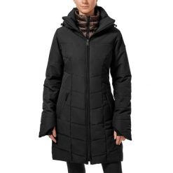 Damska długa kurtka Equestrian Stockholm Denali. Czarne kurtki damskie EQUESTRIAN STOCKHOLM, bez wzorów, z puchu, bez kaptura. Za 1,479.05 zł.