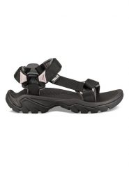 Teva Sandały trekkingowe "Terra Fi 5 Universal" w kolorze czarnym rozmiar: 40. Czarne sandały damskie Teva, bez wzorów, z otwartym noskiem, bez obcasa, na płaskiej podeszwie, bez zapięcia. Za 305.20 zł.