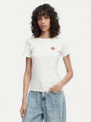 HUGO T-Shirt Deloris 5 50571074 Biały Regular Fit. Białe t-shirty damskie Hugo, m, bez wzorów, z bawełny, bez kołnierzyka. Za 254.99 zł.