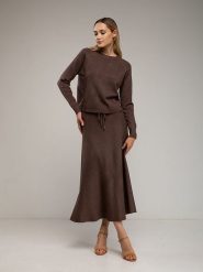 Tantra Spódnica w kolorze brązowym rozmiar: onesize. Brązowe spódnice damskie Tantra, bez wzorów, maxi. Za 156.24 zł.