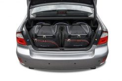 Torby Do Bagażnika Subaru Legacy Limousine 2003-2009 5Szt Kjust. Czarne torby podróżne KJUST, bez wzorów, z kauczuku. Za 1,506.00 zł.
