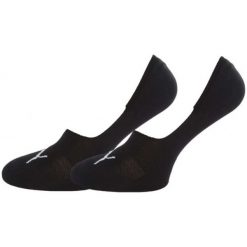 Skarpety unisex Puma Footie 2P 906245 01/1410110012. Czarne skarpetki damskie Puma, bez wzorów, z bawełny. Za 42.99 zł.