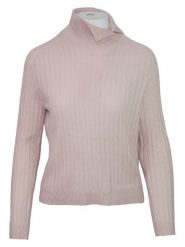 Malo Optimum Sweter w kolorze szaroróżowym rozmiar: M. Różowe swetry klasyczne damskie Malo Optimum, m, z kaszmiru, bez kołnierzyka. Za 459.04 zł.