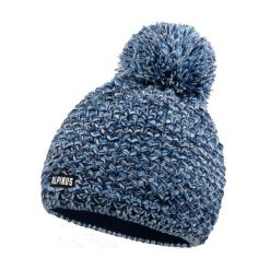 Czapka trekkingowa zimowa damska Alpinus Sompion. Niebieskie czapki damskie Alpinus, na zimę, z aplikacjami, z dzianiny. Za 99.00 zł.