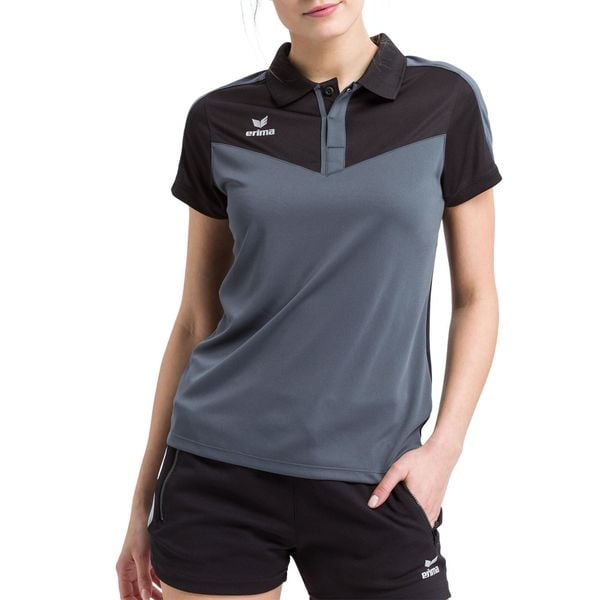 Damska koszulka polo Erima Squad. Czarne koszulki damskie Erima, l, bez wzorów, z materiału, bez kołnierzyka, bez ramiączek. W wyprzedaży za 139.35 zł.