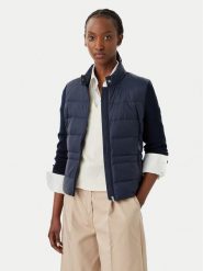 Tommy Hilfiger Kurtka przejściowa WW0WW51095 Granatowy Regular Fit. Niebieskie kurtki damskie Tommy Hilfiger, xs, bez wzorów, z syntetyku, bez kaptura. Za 949.99 zł.