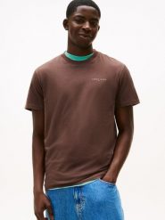 Tommy Jeans Koszulka damska Kobiety Bawełna brązowy jednolity, M. Brązowe koszulki damskie Tommy Jeans, m, bez wzorów, z bawełny, bez kołnierzyka, bez ramiączek. Za 129.95 zł.